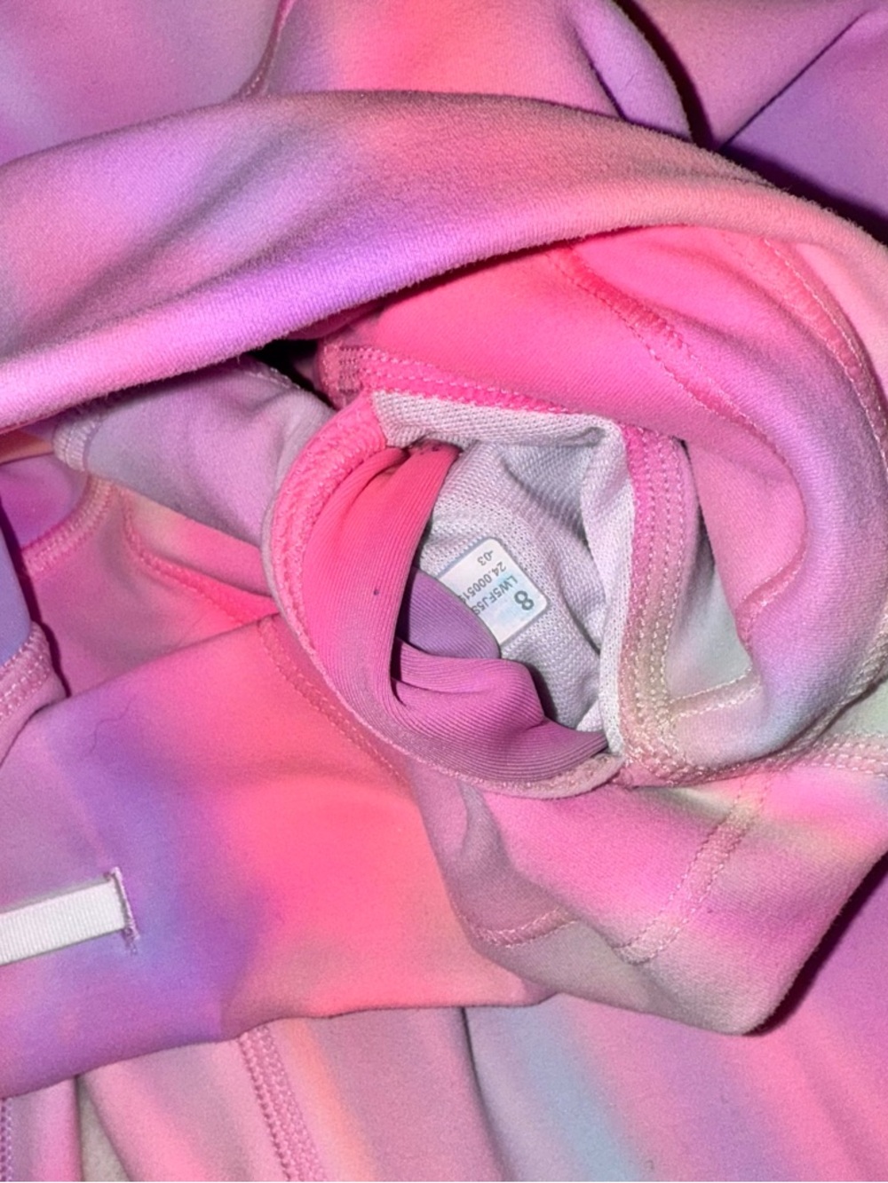 LULULEMON Wunder Train High Rise Legging 25” in Psychadelic Wash Multi size 8 - Picture 6 of 10